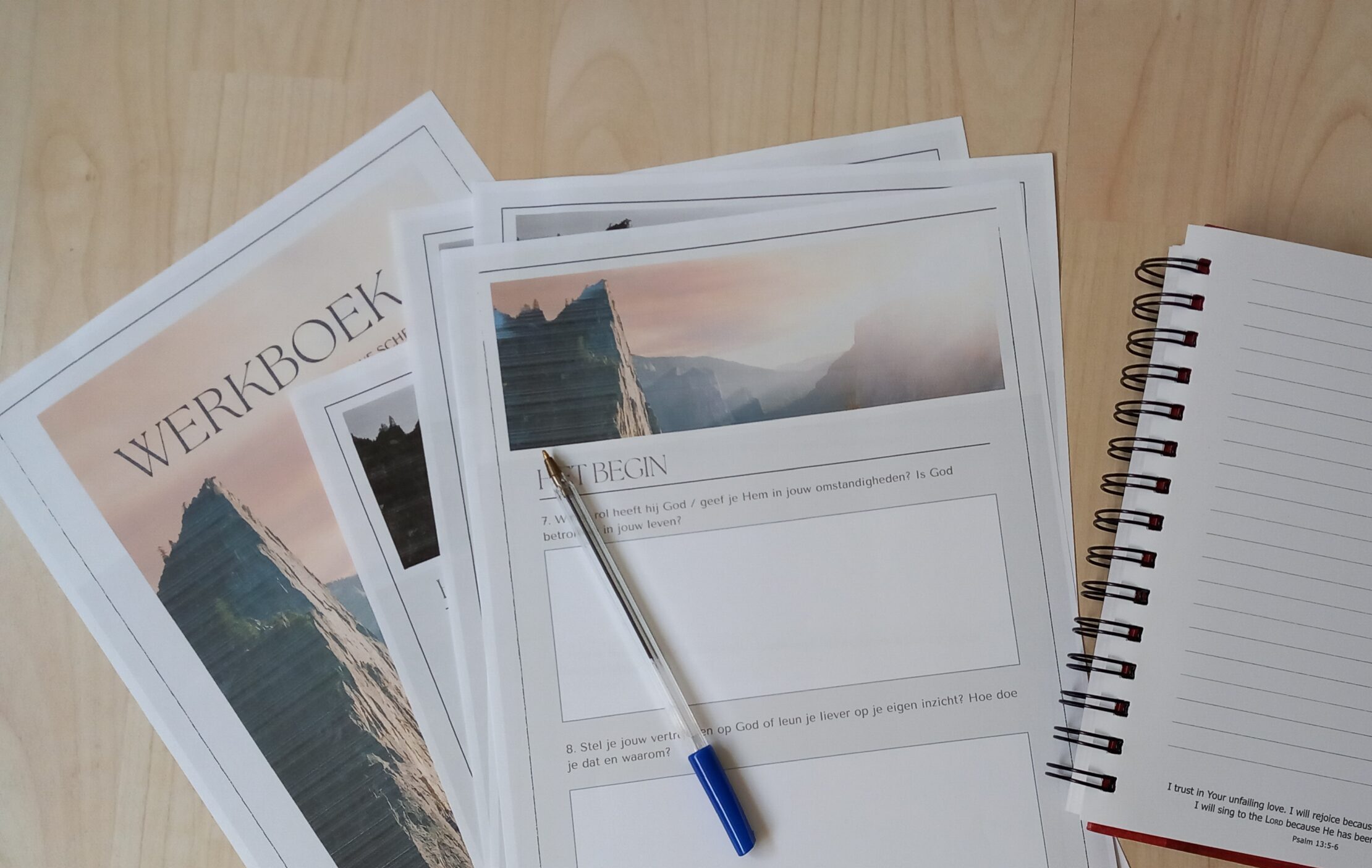 werkboek foto