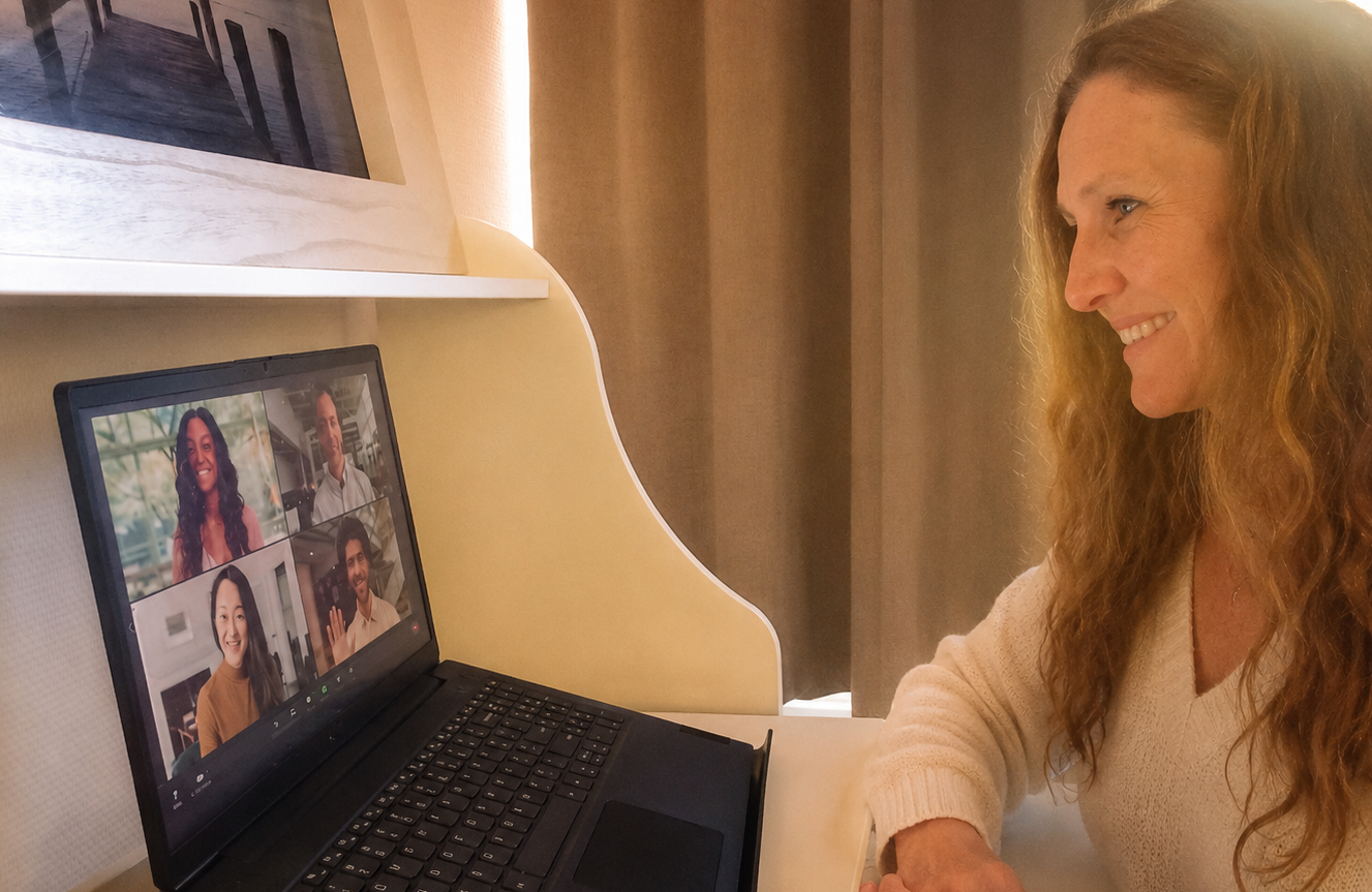 zoommeeting werkkamer